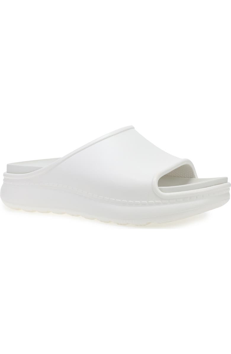 Dansko Devyn Recovery Slide Sandal, Main, color, White Molded