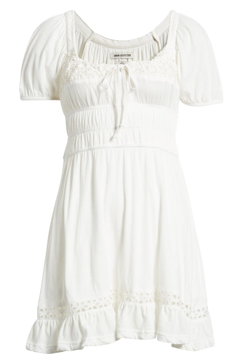 Evie Prarie Minidress, Alternate, color, CREAM