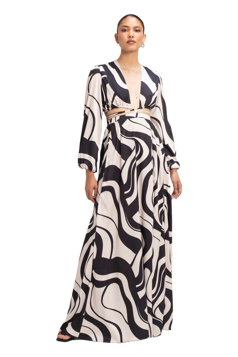 Amal Dress, Main, color, Luze Noir