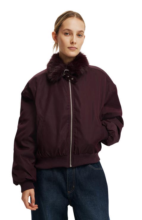 Women's Astro Collared Bomber
