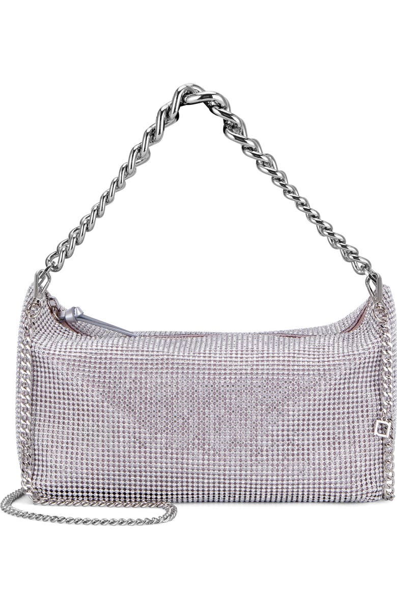 Rafe New York Eliza Shoulder Bag, Main, color, Silver