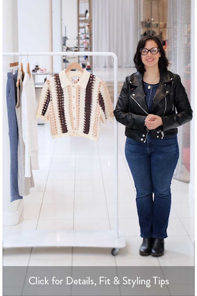 Roni Collar Crochet Cardigan video