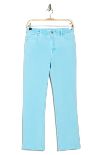 Shop Good American Good Straight Leg Jeans In Mineral Lollipop001