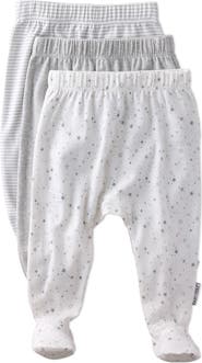 BUTTERBLU Fallon Footed Organic Cotton Assorted 3-Pack Pants