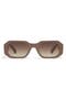 Hyped Up 38mm Gradient Square Sunglasses