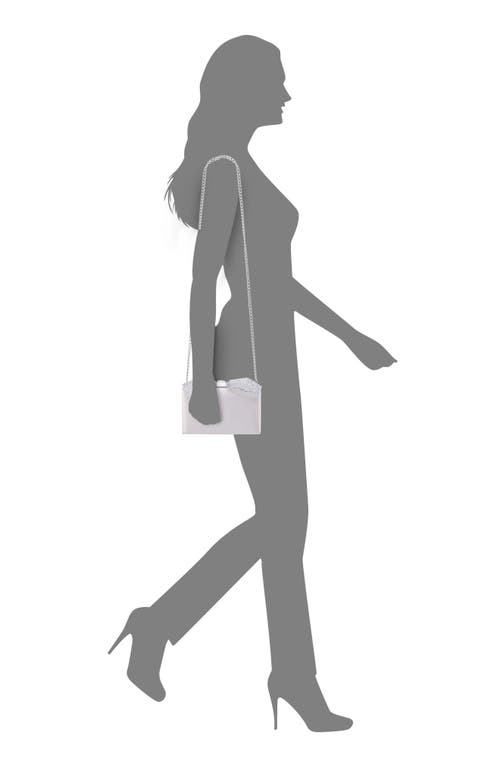 Nina Selena Frame Clutch In Ivory