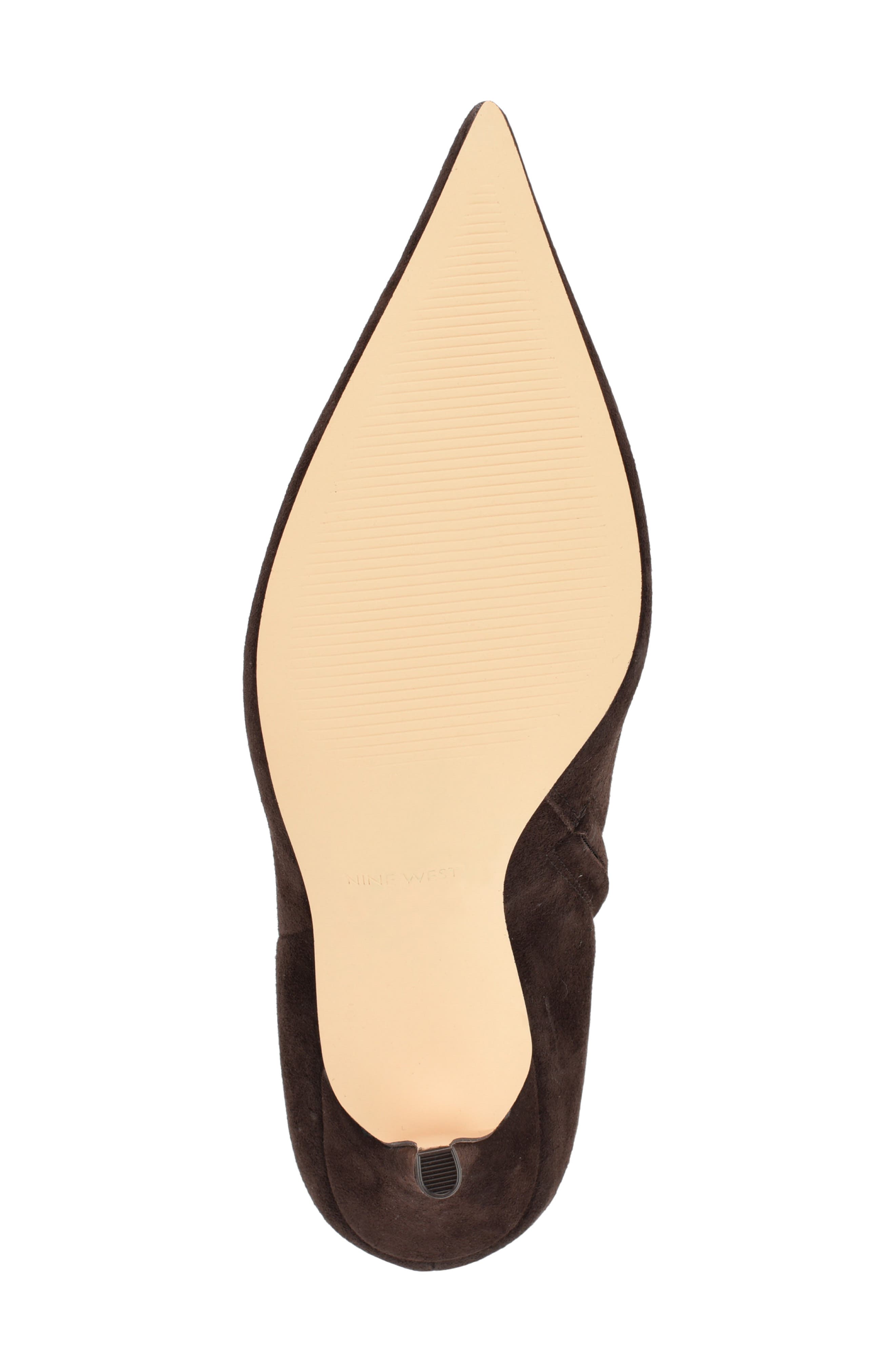 Galz Pointed Toe Bootie, Alternate, color, DARK BROWN