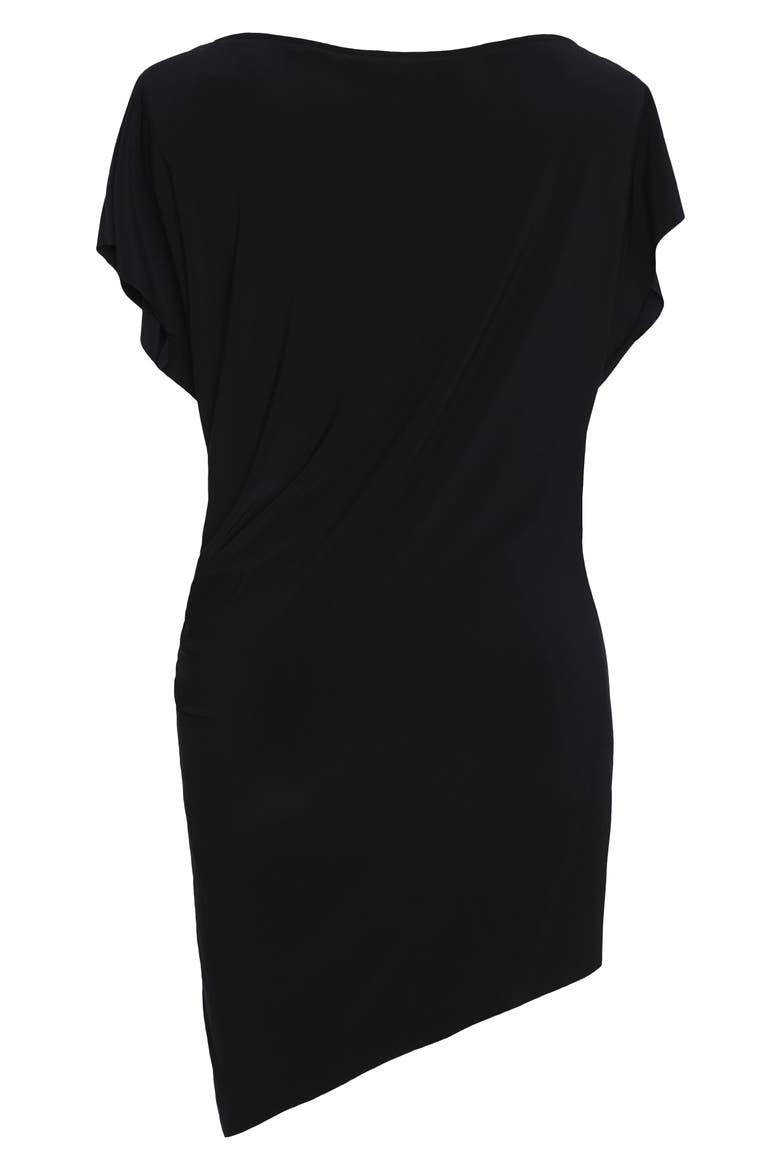 Off the Shoulder Cover-Up Dress, Alternate, color, BLACK