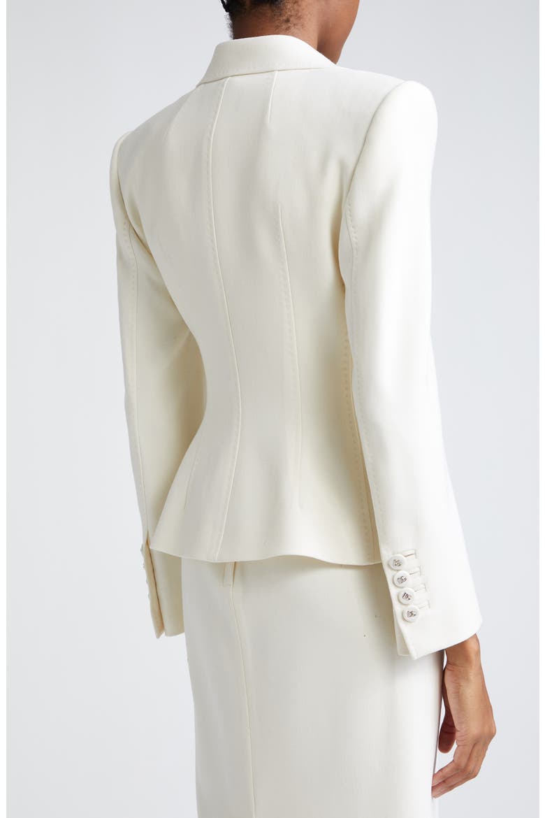 Stretch Wool Blazer, Alternate, color, NATURAL WHITE