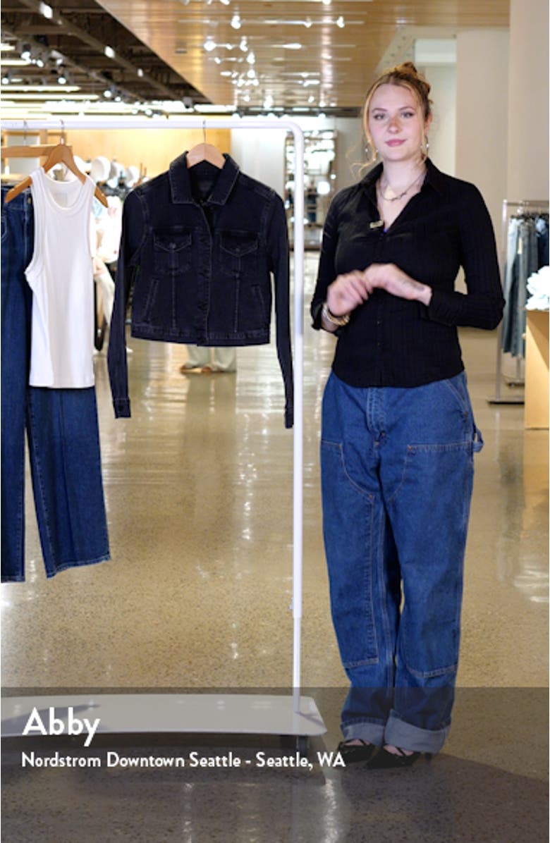 Rowan Crop Trucker Jacket, sales video thumbnail