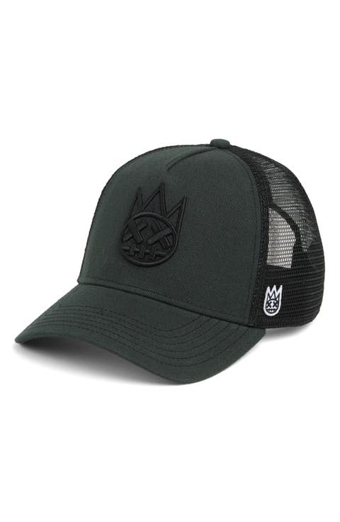 Shimuchan Logo Embroidered Mesh Trucker Hat