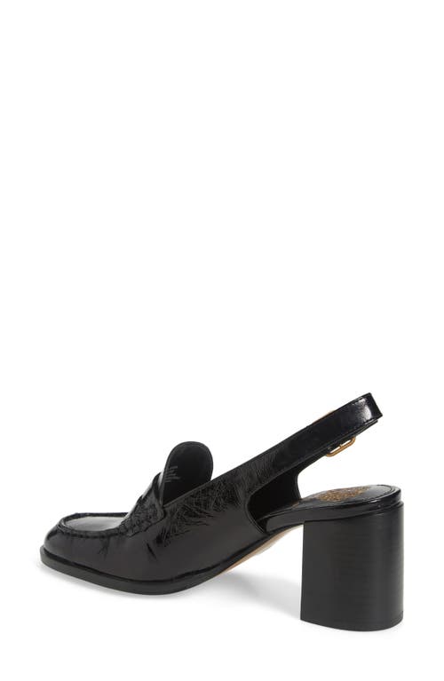 Vince Camuto Gemma Suede Loafer Pump In Jet Black