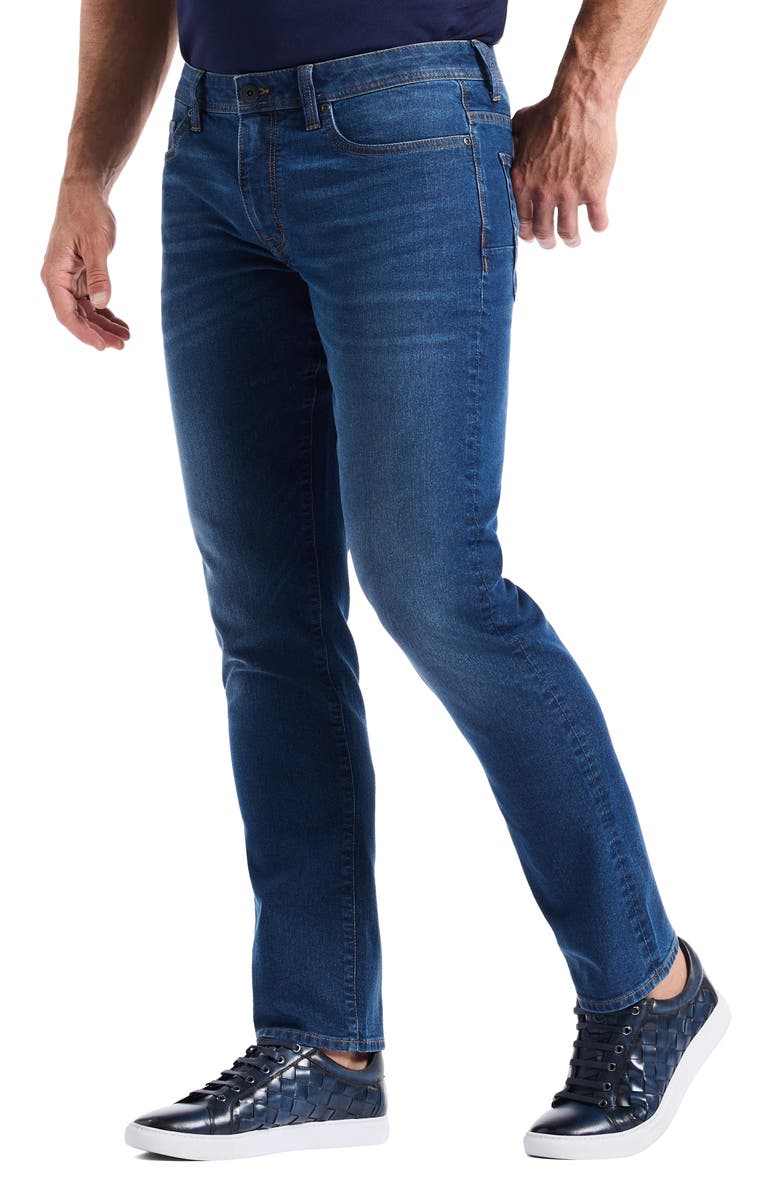 Robert Graham Lance Straight Leg Jeans, Alternate, color, Indigo