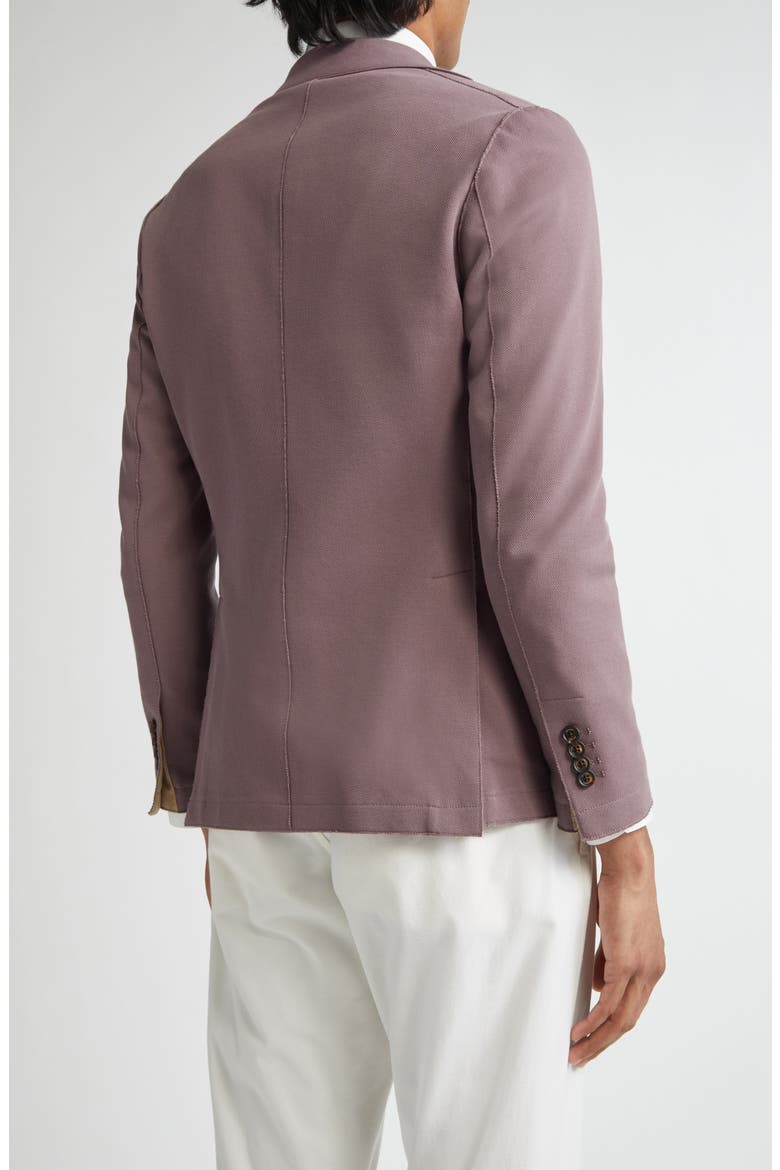Unstructured Cotton Stretch Blend Sport Coat, Alternate, color, 47 BERRY