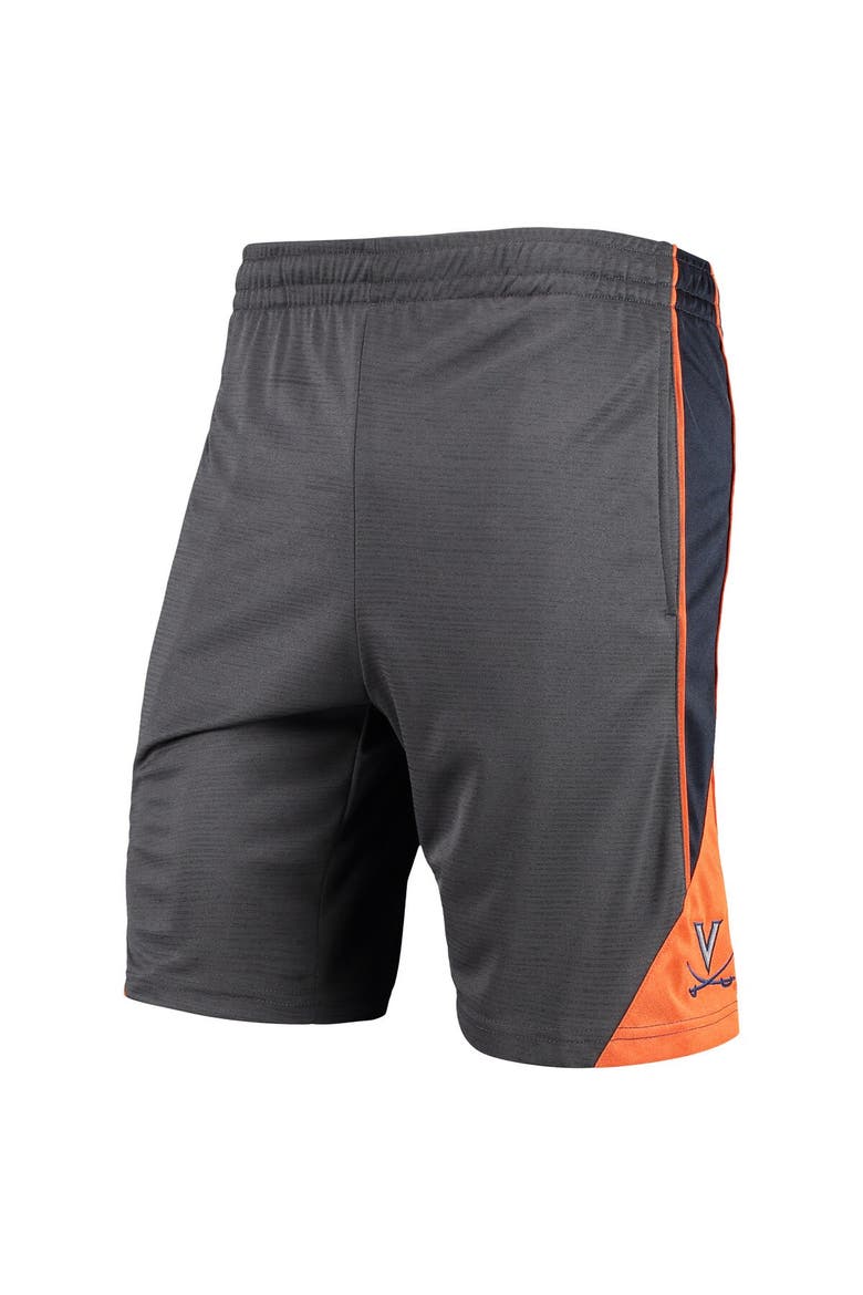 Men's Colosseum Charcoal Virginia Cavaliers Team Turnover Shorts, Alternate, color, Charcoal