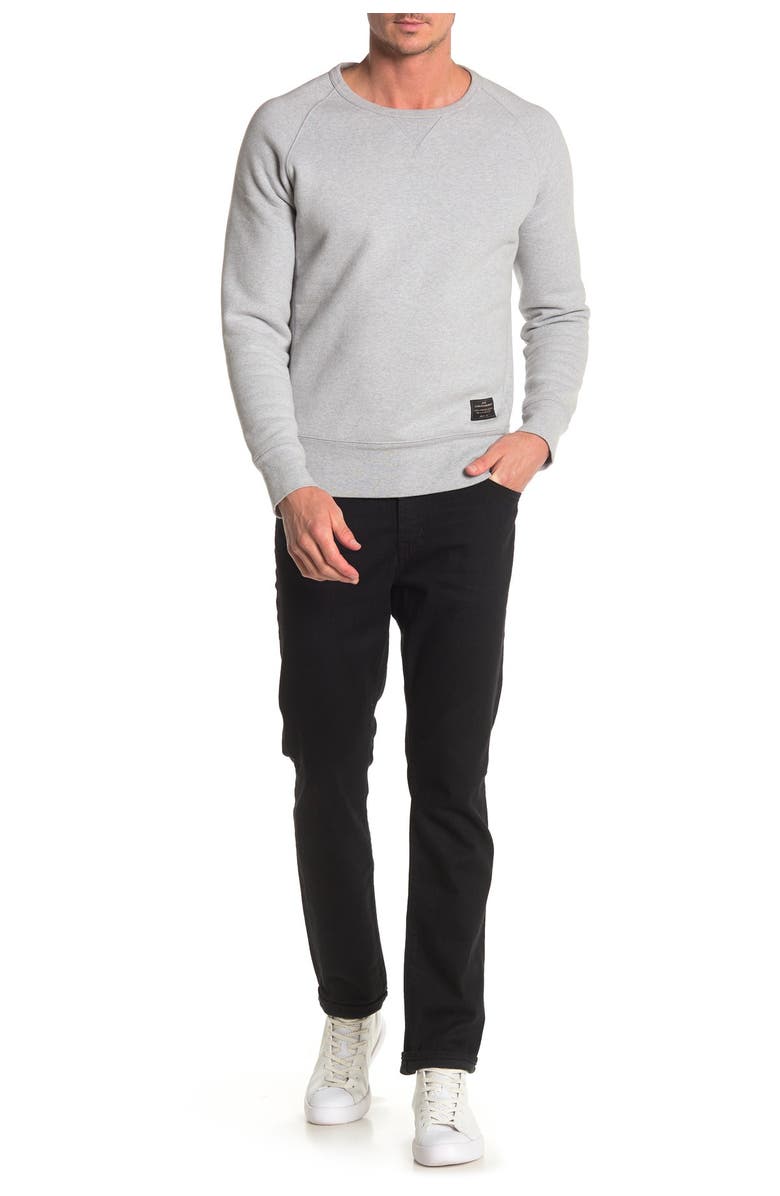 AG Everett Slim Straight Jeans, Alternate, color, Deep Pitch