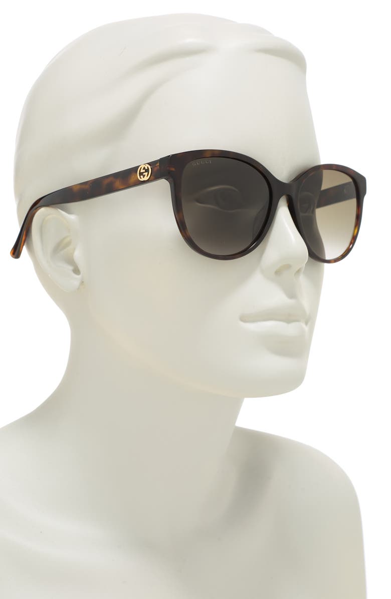 Gucci 55mm Sunglasses, Alternate, color,