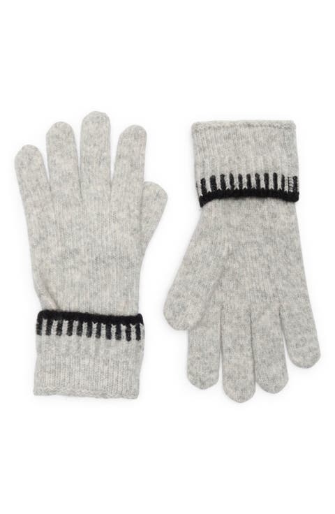 Contrast Stitch Gloves