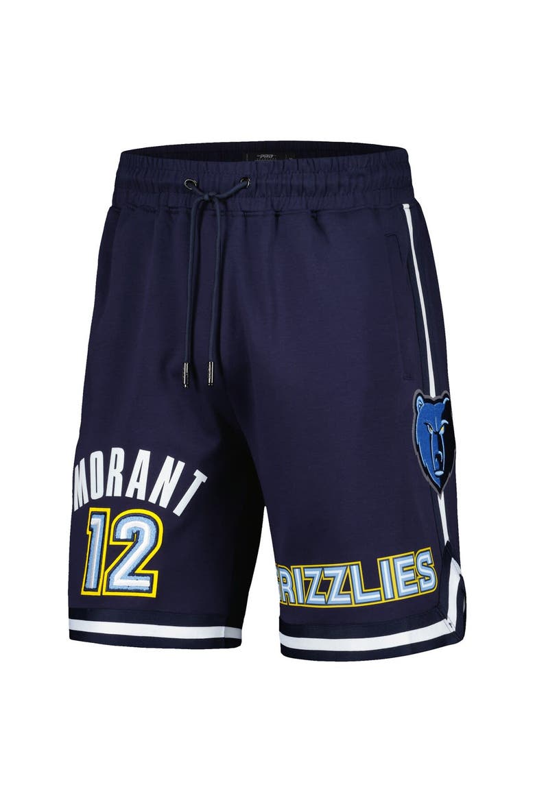 Men's Pro Standard Ja Morant Navy Memphis Grizzlies Player Name & Number Shorts, Alternate, color, Navy