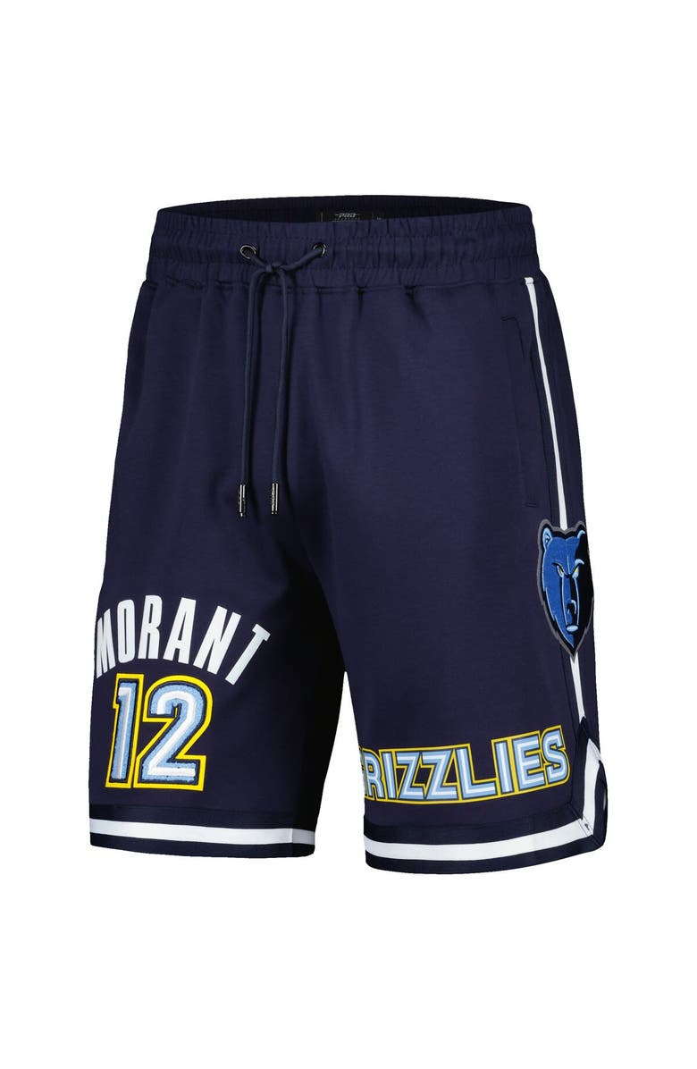 PRO STANDARD Men's Pro Standard Ja Morant Navy Memphis Grizzlies Player Name & Number Shorts, Alternate, color, Navy