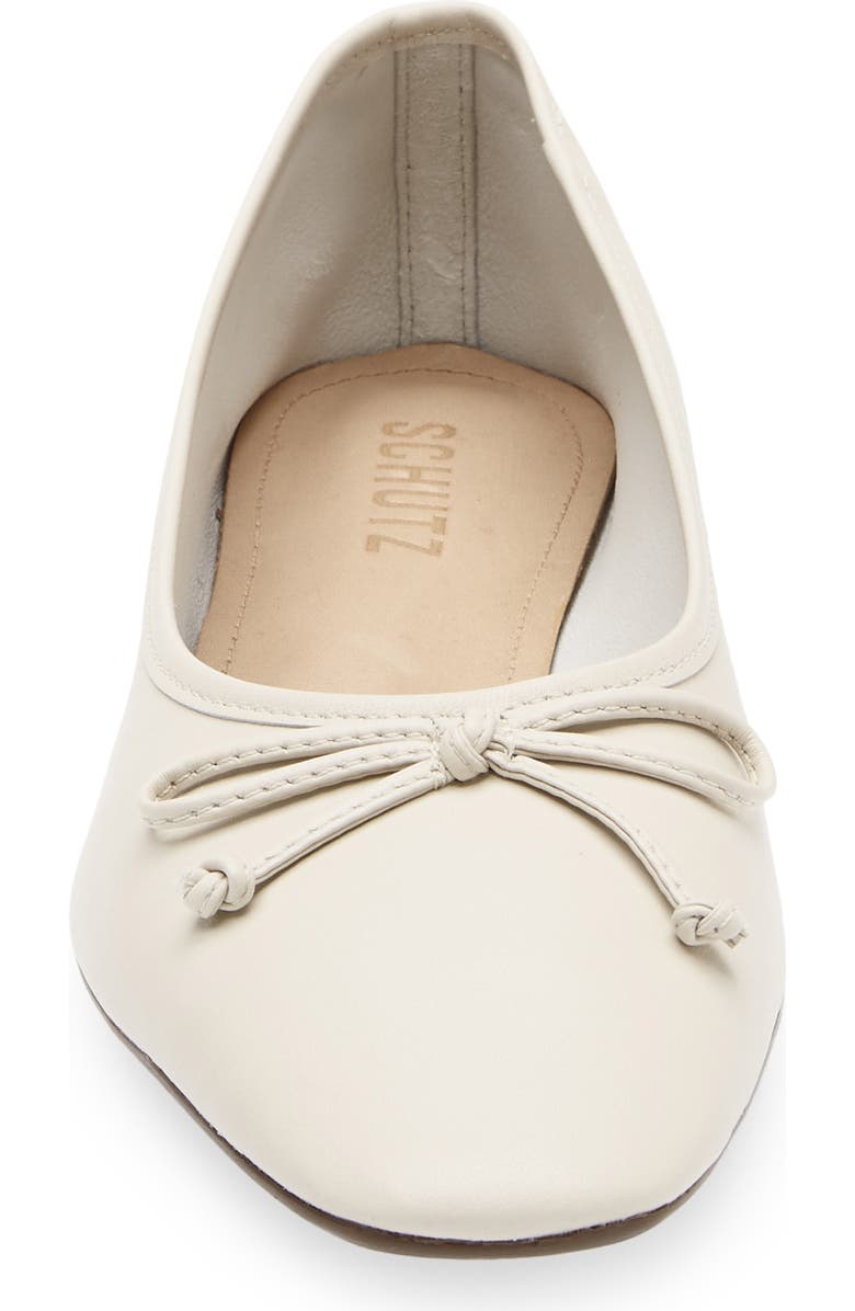 Schutz Arissa Ballet Flat, Alternate, color, Pearl