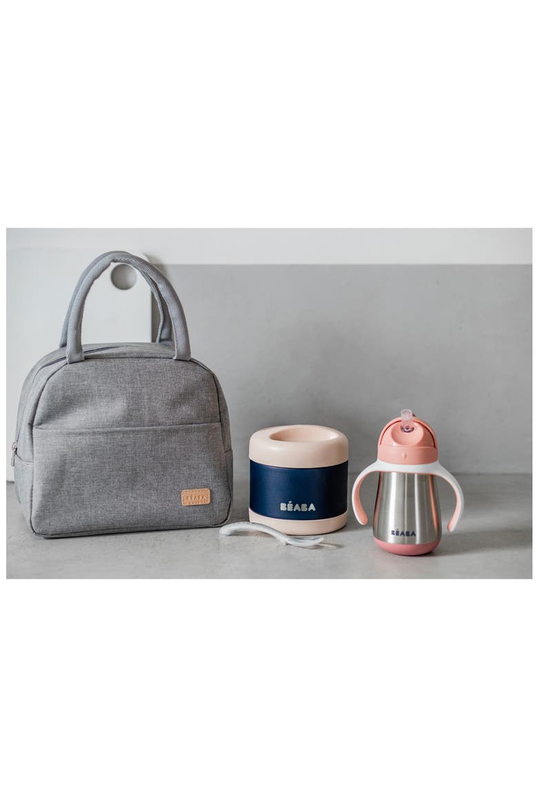 Kids' On-the-Go Insulated Lunch Bag & Meal Set, Alternate, color, ROSE