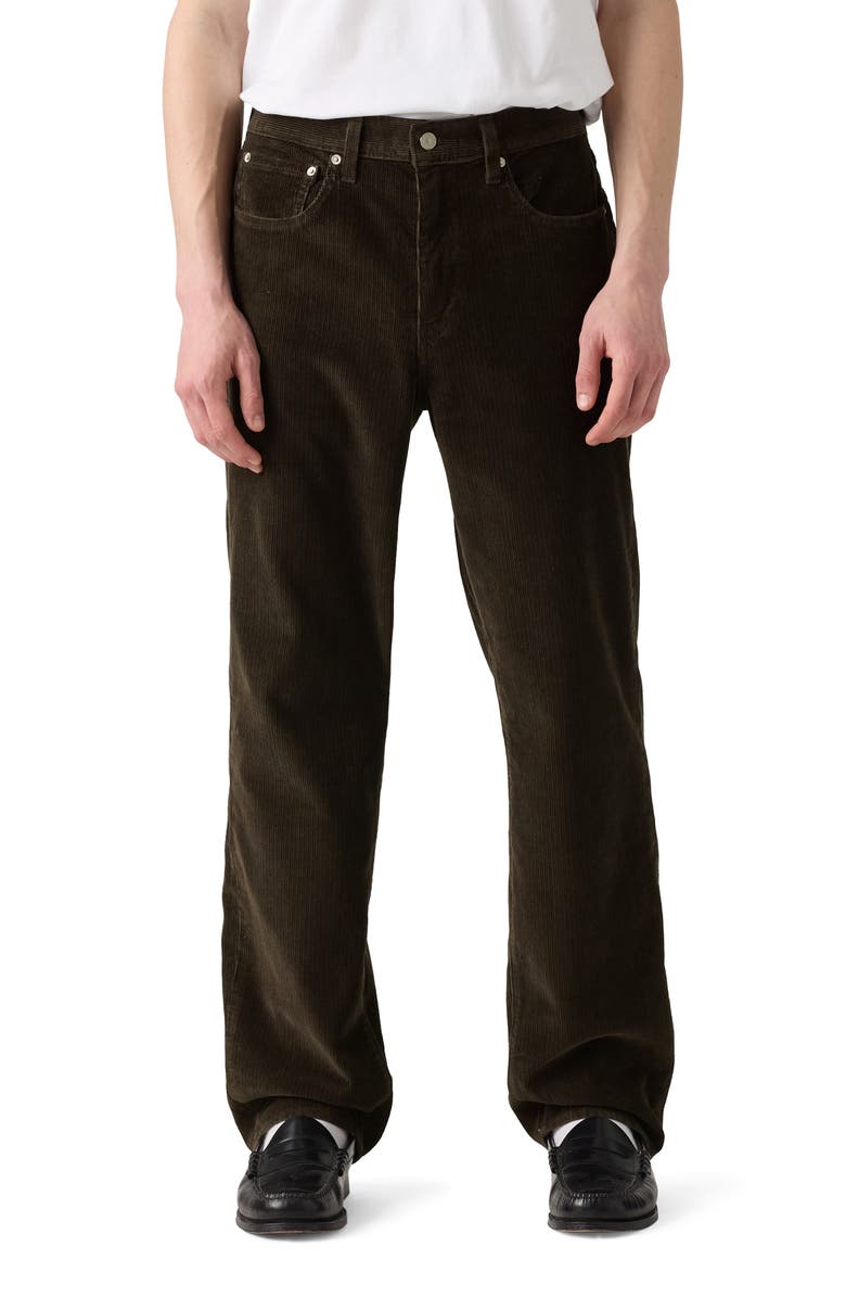 Levi's 568<sup>™</sup> Loose Straight Leg Corduroy Jeans, Main, color, Black Olive 10W Cord