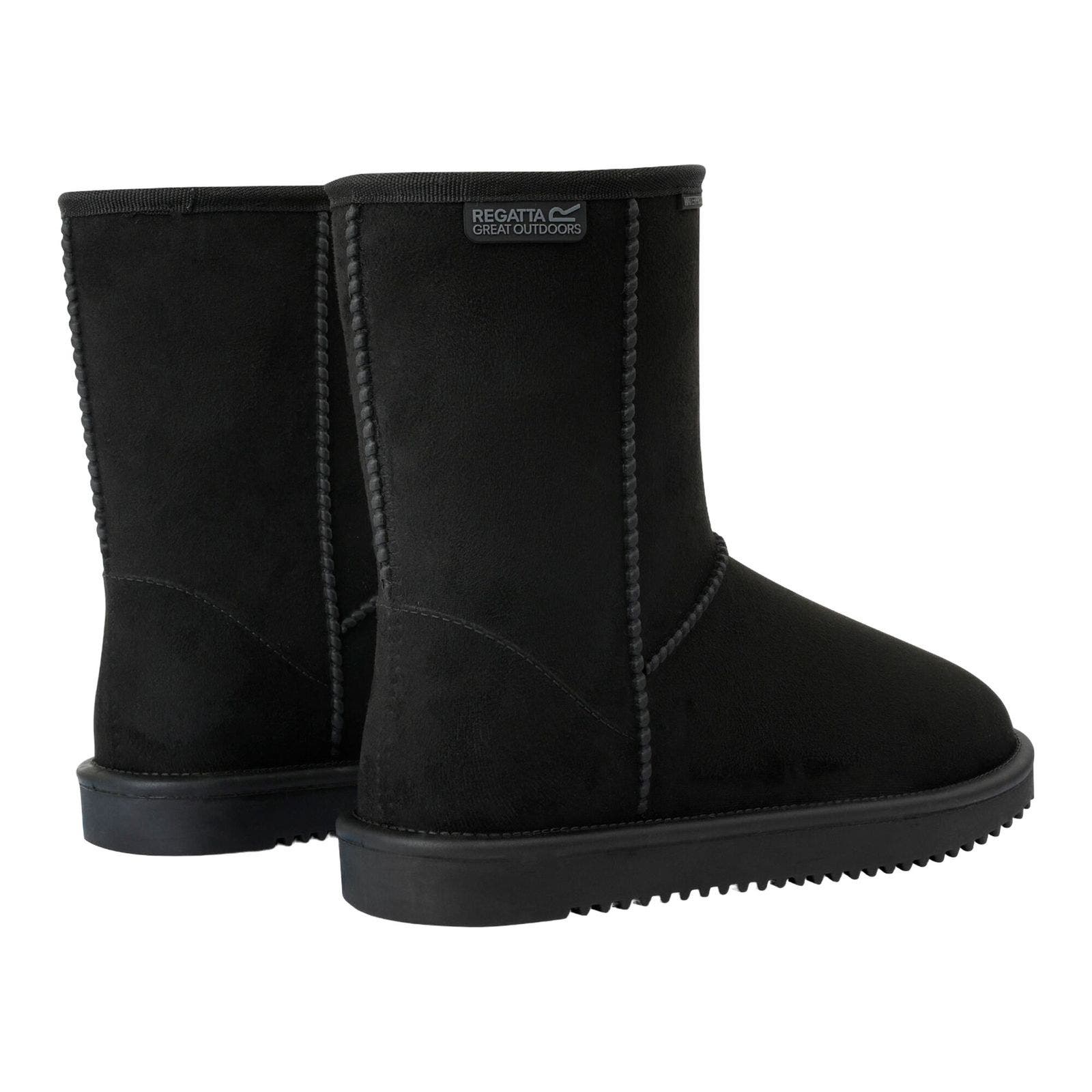 Risely Waterproof Faux Fur Lined Winter Boots, Alternate, color, Black