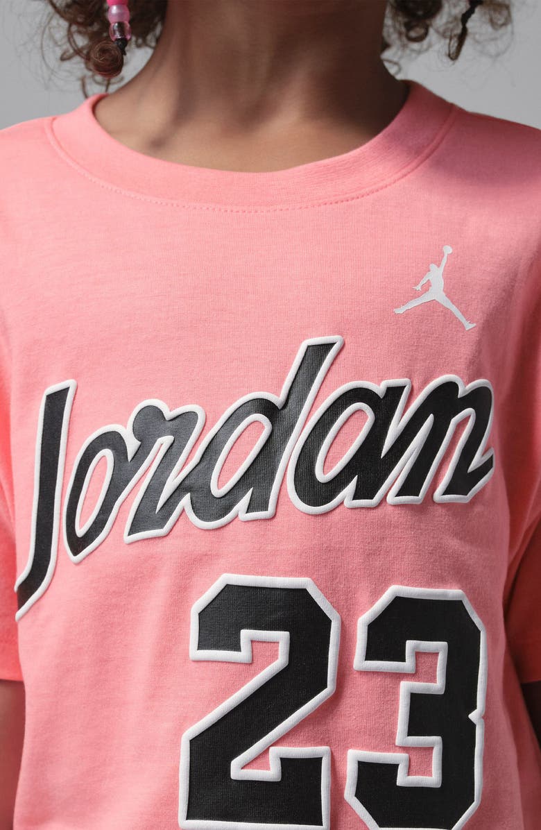 Jordan Kids' Flowy T-Shirt & Short Set, Alternate, color, Black