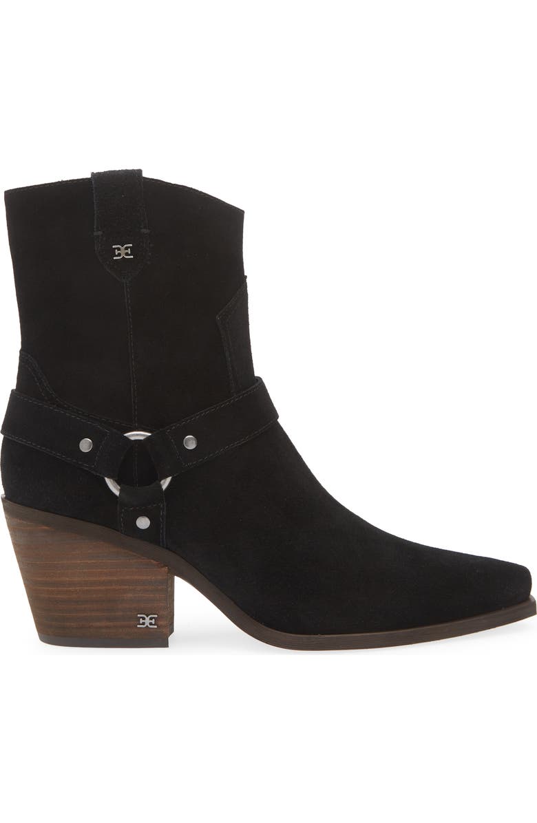 Sam Edelman Winston Pointed Toe Bootie, Alternate, color, Black