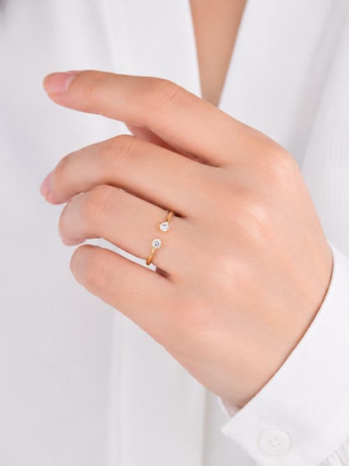 Devata Open Ring In Yellow Gold