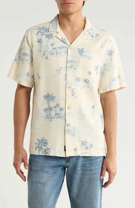 Lucky Brand Scenic Print Camp Shirt