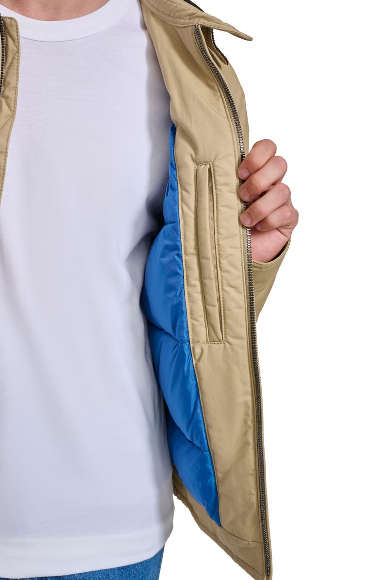 Dockers<sup>®</sup> Padded Corduroy Collar Cotton Bomber, Alternate, color, Harvest Gold