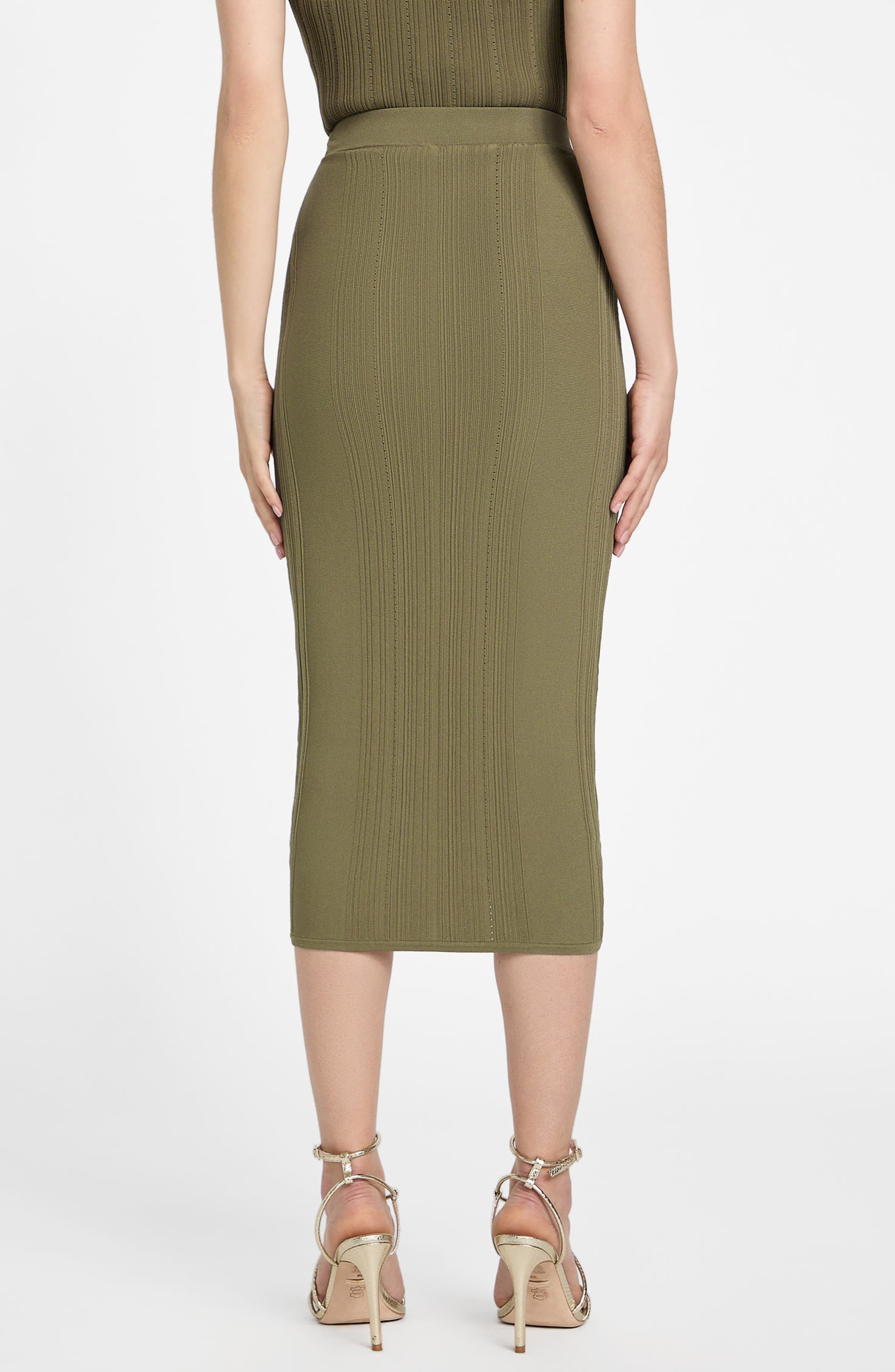 Giada Rib Sweater Skirt - image 2