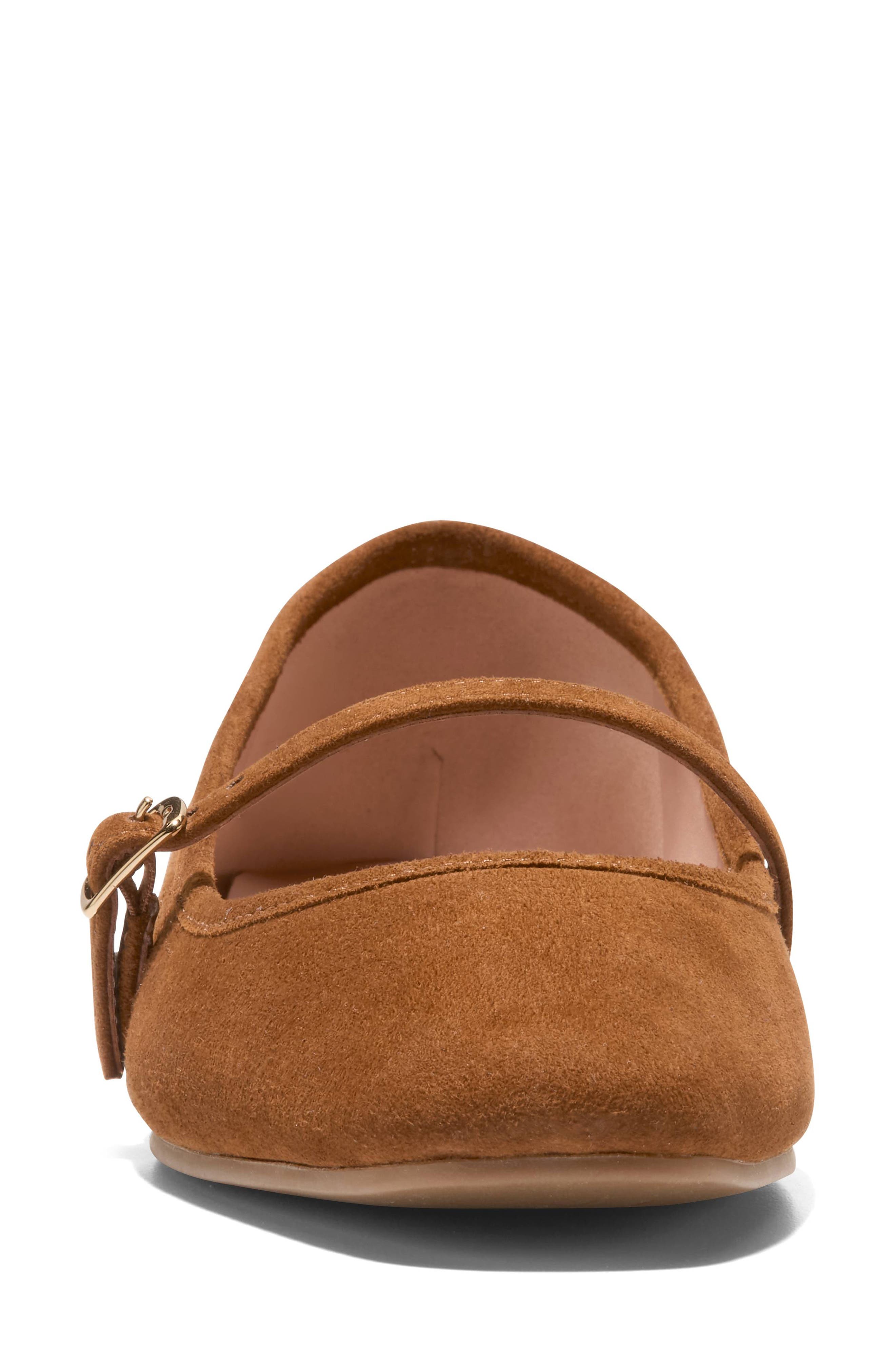 Yelena Mary Jane Flat, Alternate, color, TOBACCO SUEDE