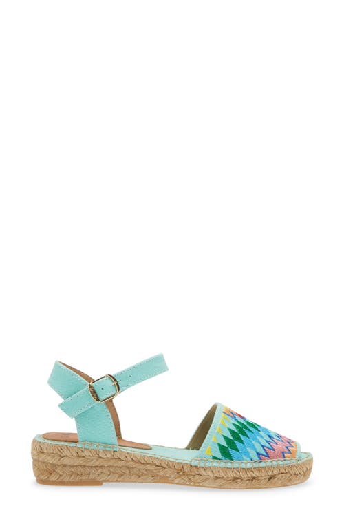 Toni Pons Love Embroidered Espadrille Sandal In Rainbow