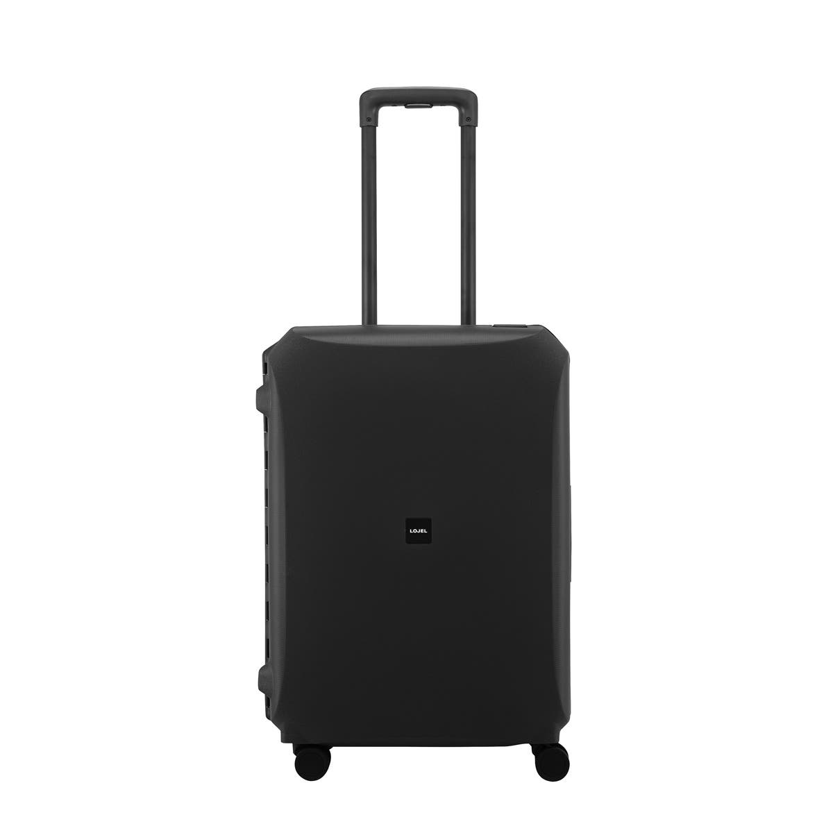 LOJEL Voja Medium check in 26 inch Lightweight Luggage, Alternate, color, Midnight Black