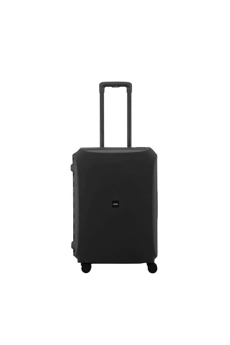 Voja Medium check in 26 inch Lightweight Luggage, Alternate, color, Midnight Black