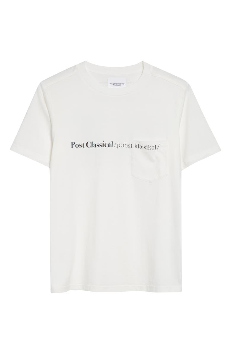 TAKAHIROMIYASHITA TheSoloist. Post Classical Graphic T-Shirt, Alternate, color, White