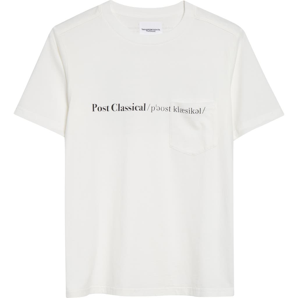 Takahiromiyashita The Soloist Takahiromiyashita Thesoloist. Post Classical Graphic T-shirt In White