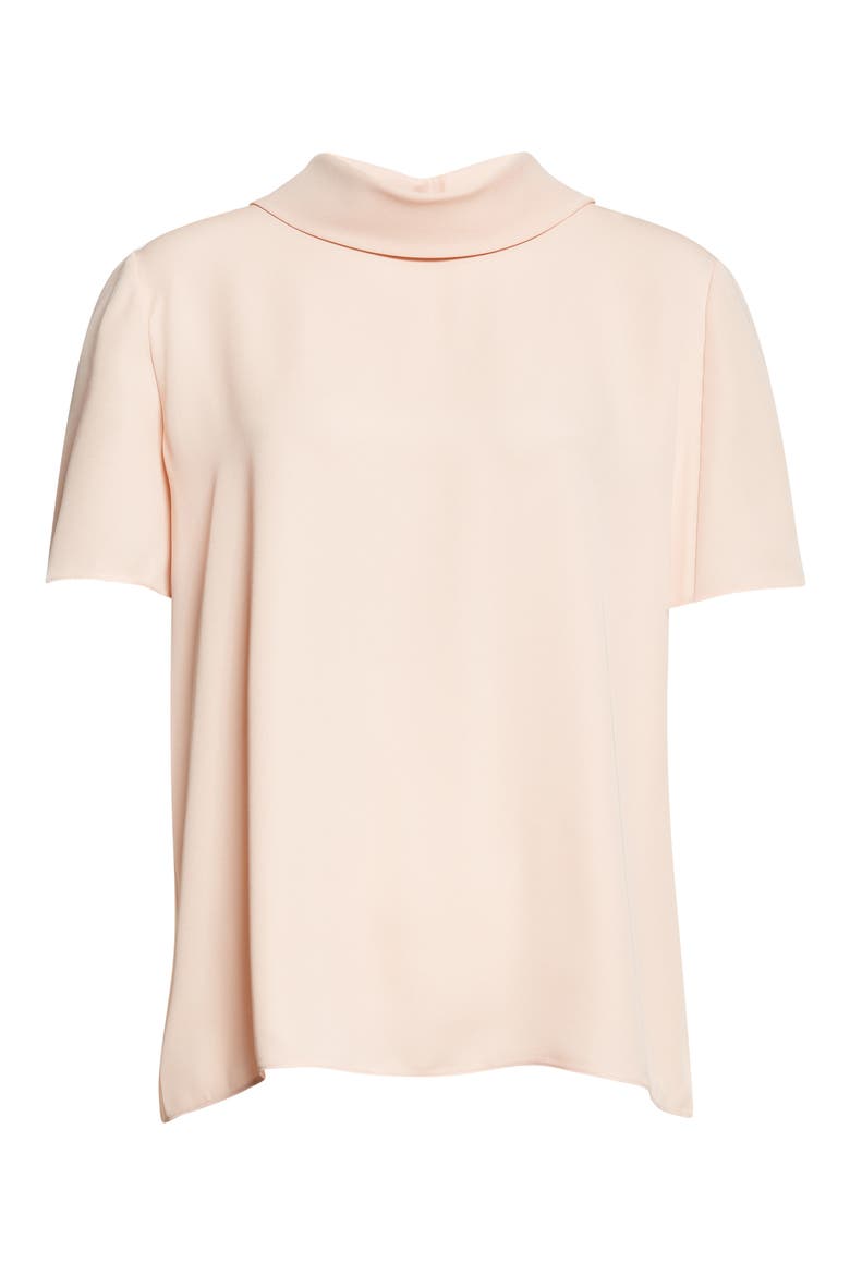 Silk Georgette Top, Alternate, color, ROSE