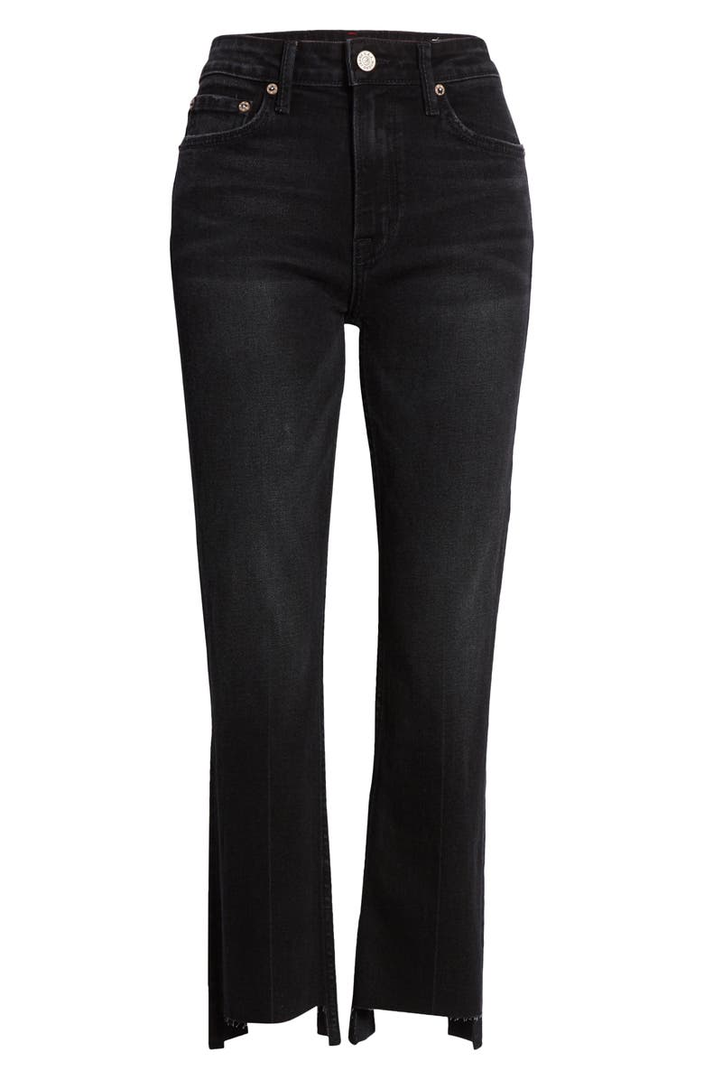 NOEND Farrah High Waist Step Hem Crop Kick Flare Jeans, Alternate, color,