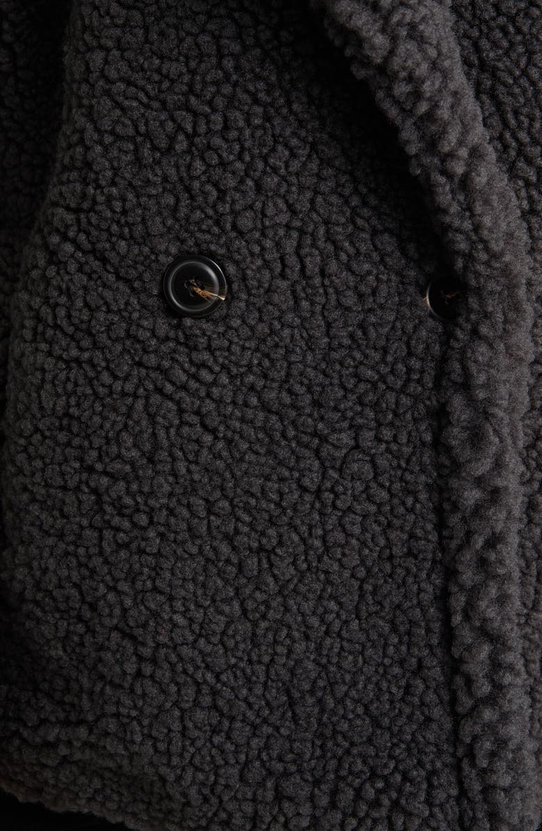 UGG<sup>®</sup> Gertrude Teddy Faux Shearling Coat, Alternate, color, Ink