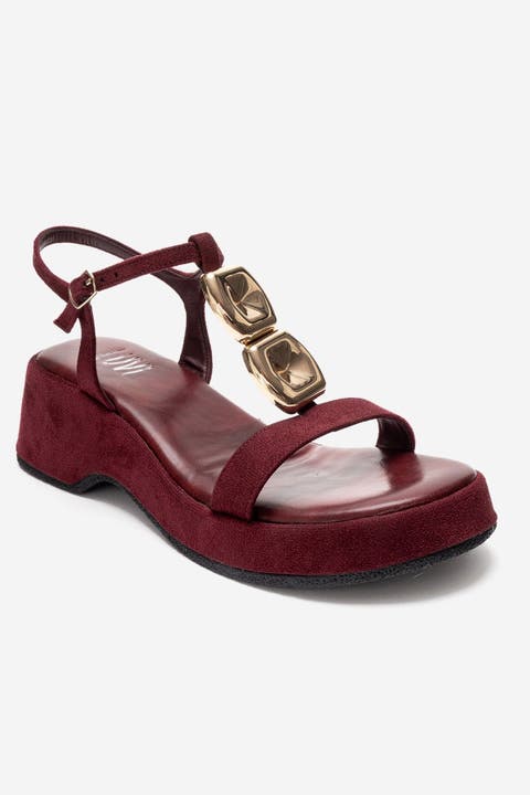 Matt Platform Sandal