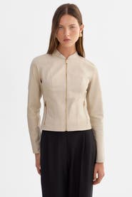 LAMARQUE CHAPIN | Reversible Leather Bomber