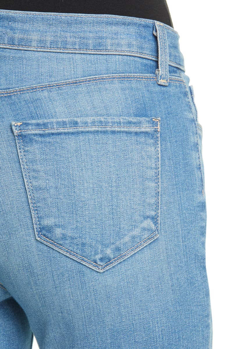 L'AGENCE Sada High Waist Crop Slim Jeans, Alternate, color,