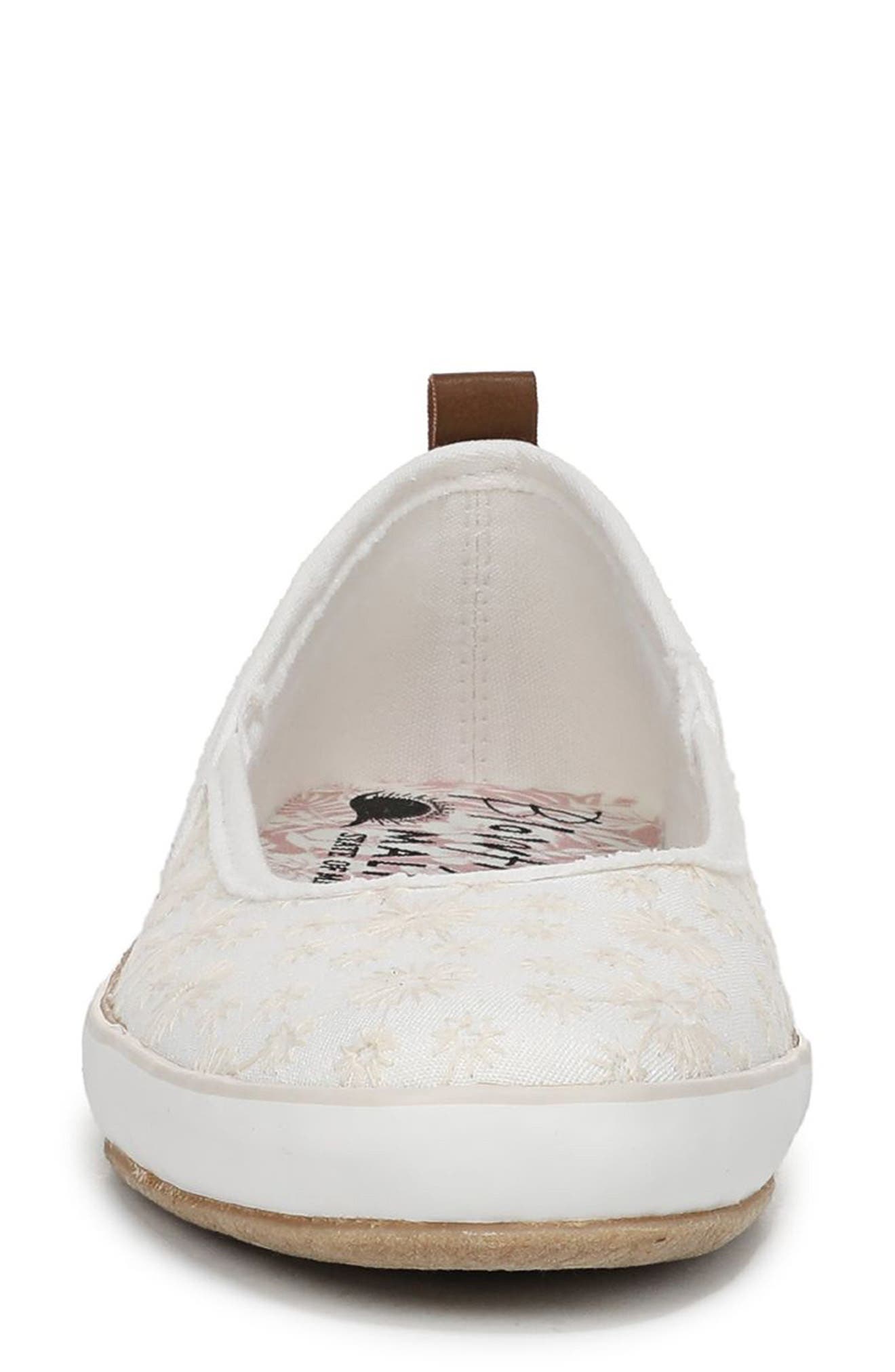 EZ Does It Slip-On Shoe, Alternate, color, WHITE EYELET LINEN