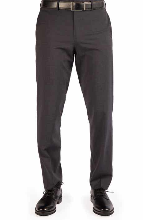 Textured Grid Melange Dress Pants