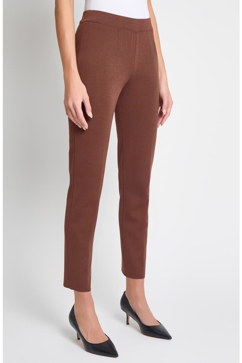 Nancy Slim Leg Knit Pants, Alternate, color, TRUFFLE