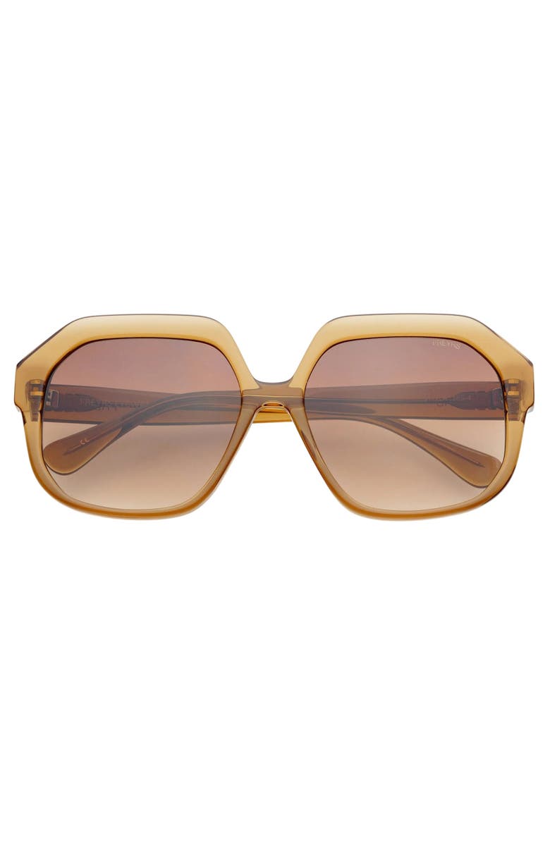 FREYRS Eyewear Stella Oversized Sunglasses, Main, color, Brown